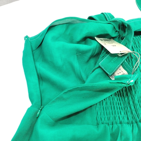 A New Day Green Sleeveless Sailor Bow A-Line Midi Dress - Picture 12 of 16